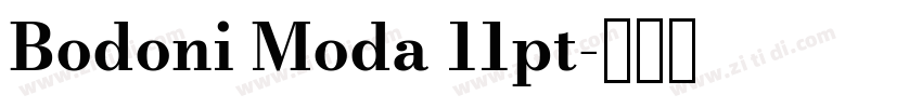 Bodoni Moda 11pt字体转换